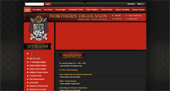 Desktop Screenshot of northernhighlands.org